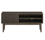 Broholm TV-Bänk Lameller Rökfärgad Ek