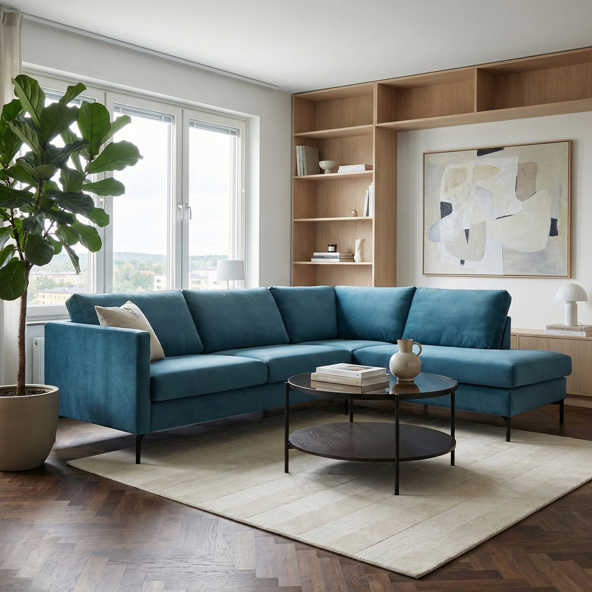 Powis Soffbord Ø84 cm Tawny Espresso