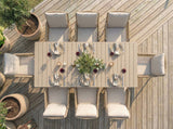 Ravenna Matbord 220x95 cm Khaki