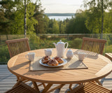 Rimini Fällbord 100 cm Teak