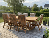 Rimini Bord 110x195-295 cm Teak