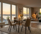 Sagene Matbord 110 cm Mörkbrun Ek