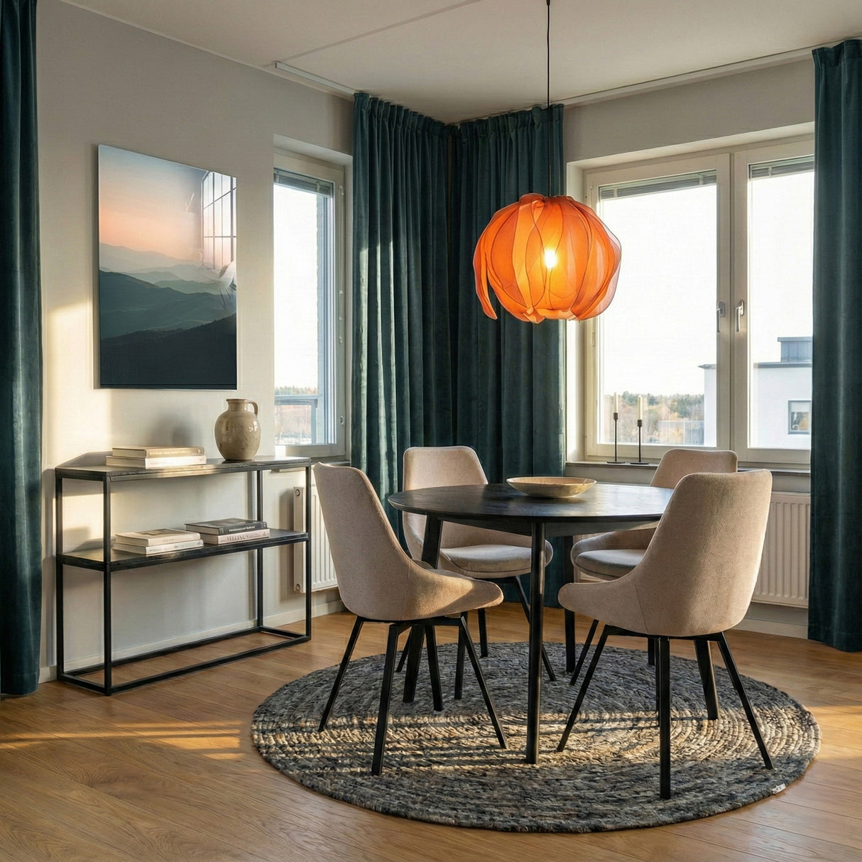 Parade Stol med snurr Beige Tyg