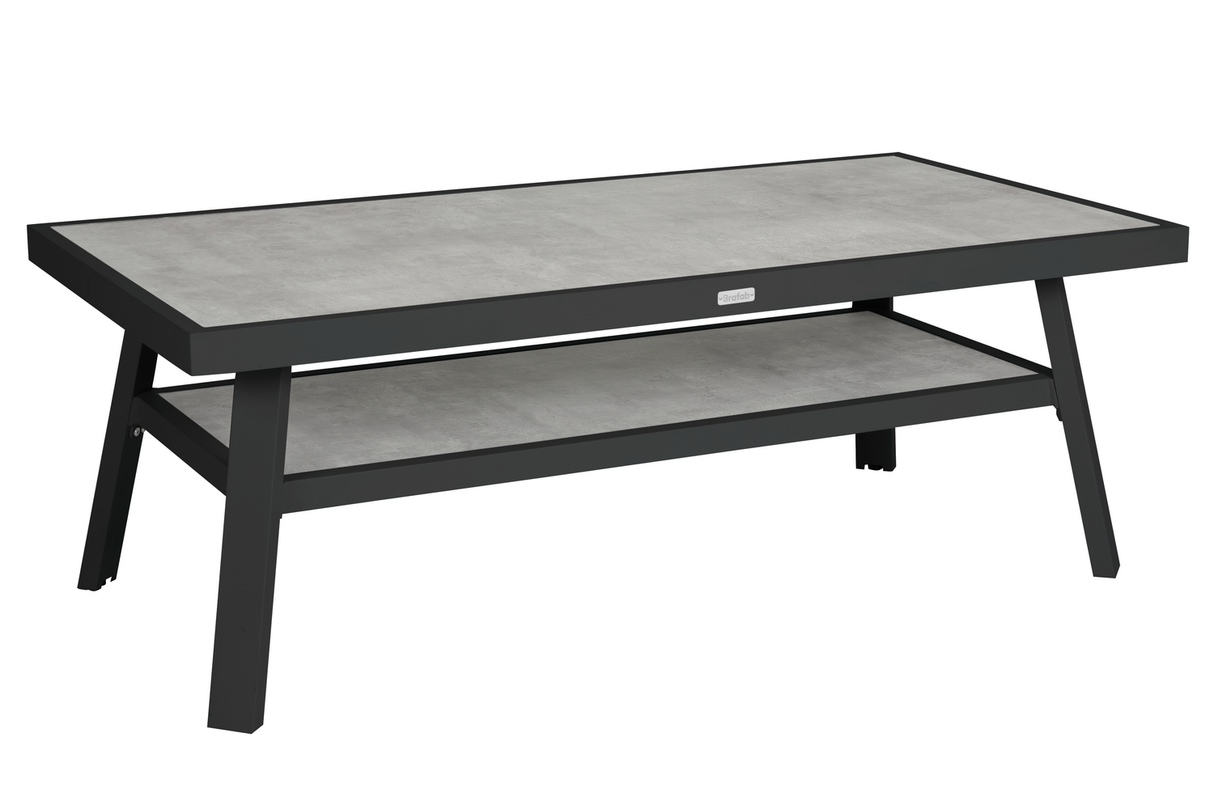 Samvaro Soffbord Antracit/Grå 140x90 cm