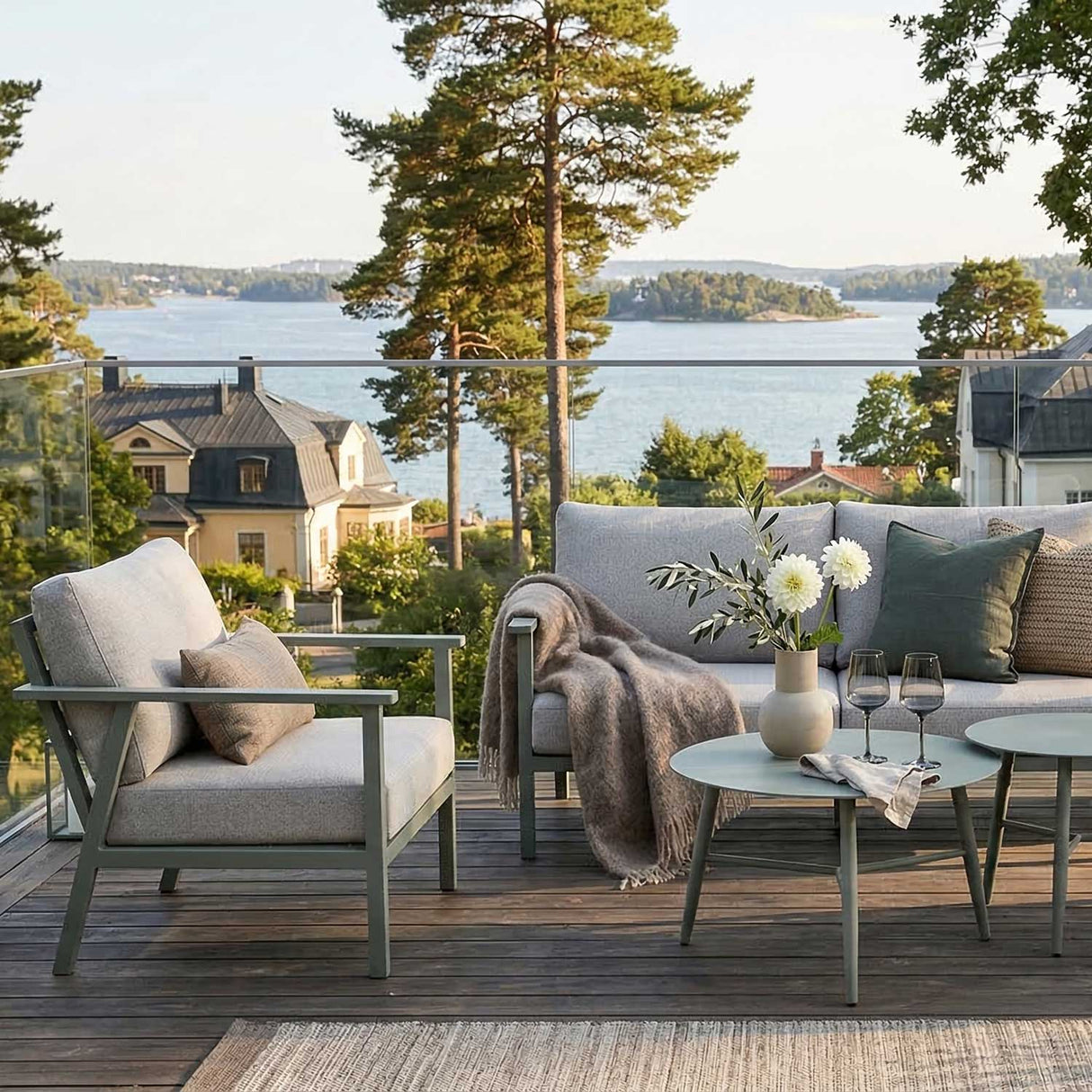 Samvaro XL Fåtölj Dusty Green