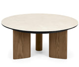 Sandy Soffbord Runt Canaletto Walnut