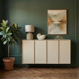 Seattle Quadrant-skänk Väggmonterad  Sand