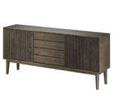 Broholm Sideboard Lameller Rökoljad Ek