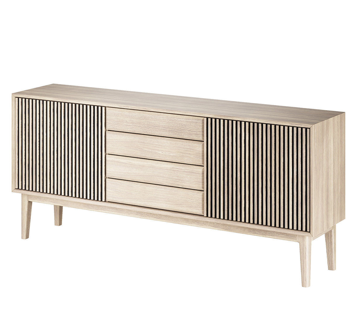 Broholm Sideboard Lameller Vitoljad Ek