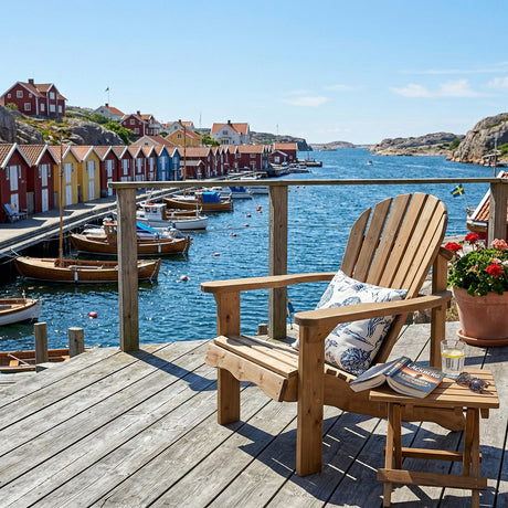 Skule Däckstol Brun