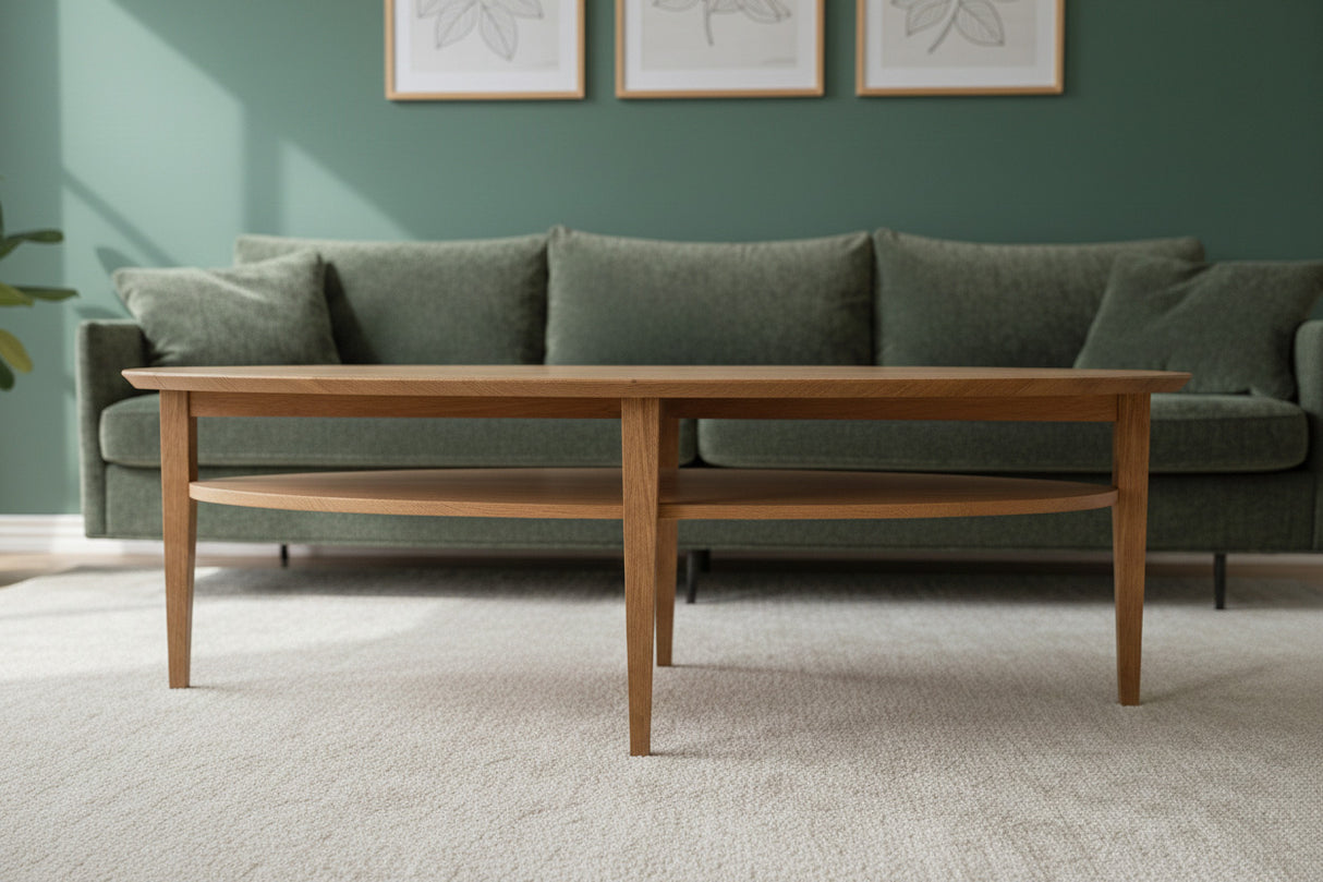 Tango Soffbord Ellips 160cm Ek