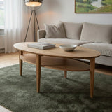 Tango Soffbord Ellips 130cm Ek