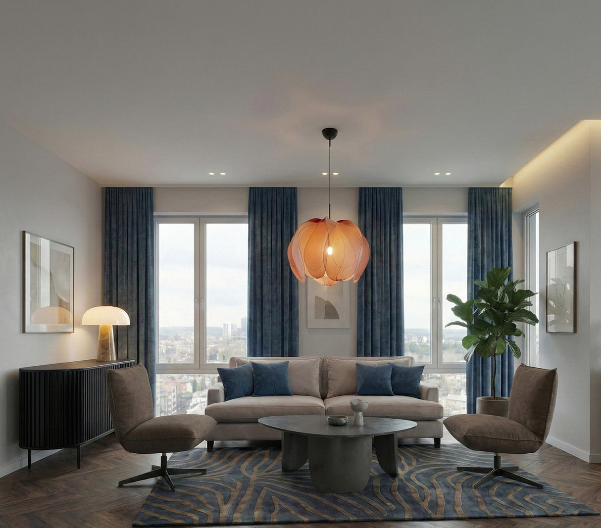 Audrey Sideboard 160 cm Svart