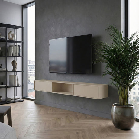 Tulsa Quadrant-skänk väggmonterad  Sand