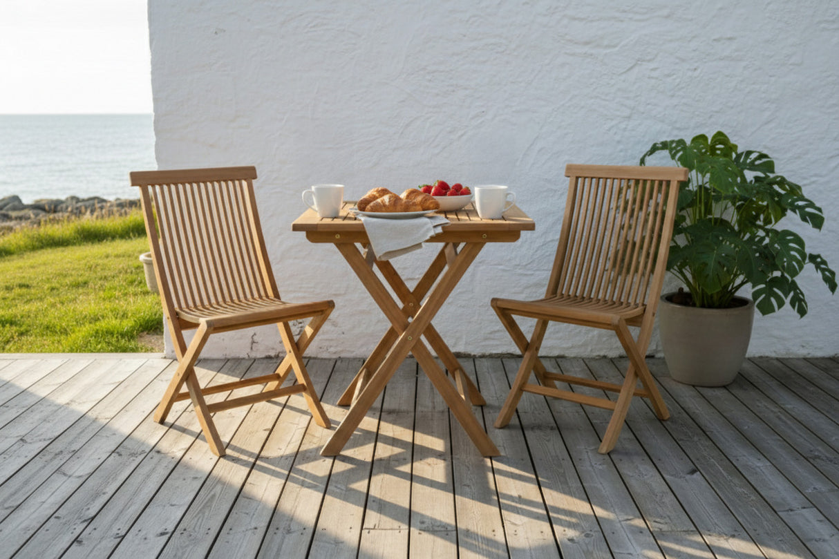 Turin Fällstol Teak