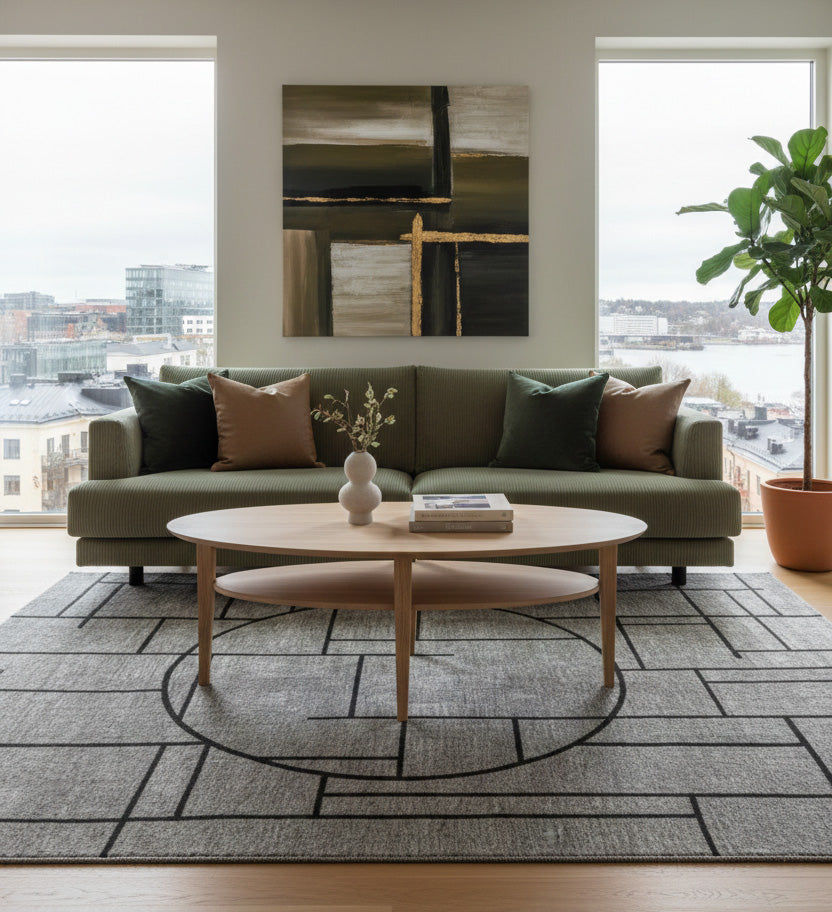 Tango Soffbord Ellips 130cm Vitoljad Ek