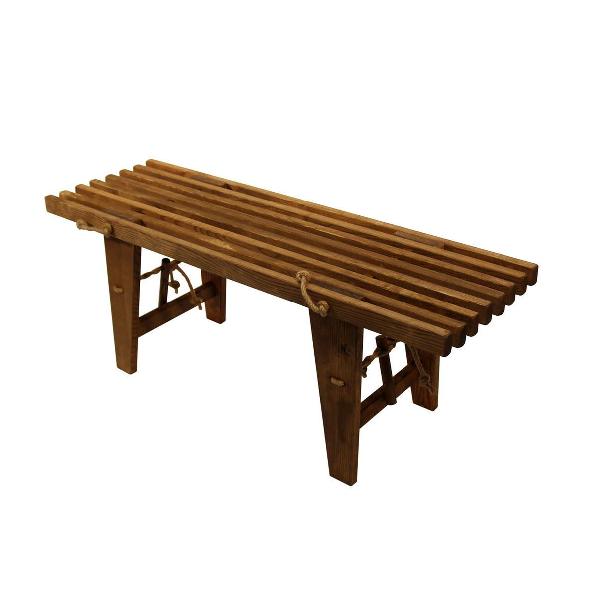 Ecobench 120 cm Oljad Ask Brun