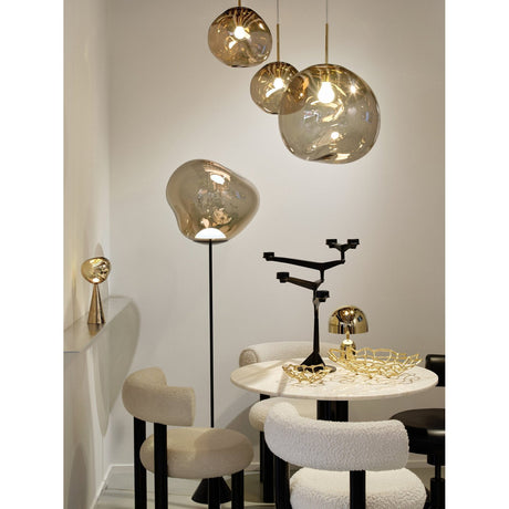 Melt Large Rund Pendelsystem LED Bronze