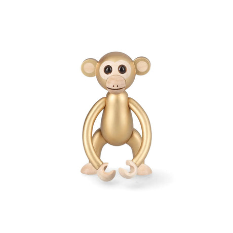 Swing Apa Dekoration 8 cm, Guld