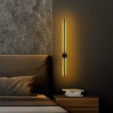 Doha (91 x 10 x 7 cm) Vägglampa Svart