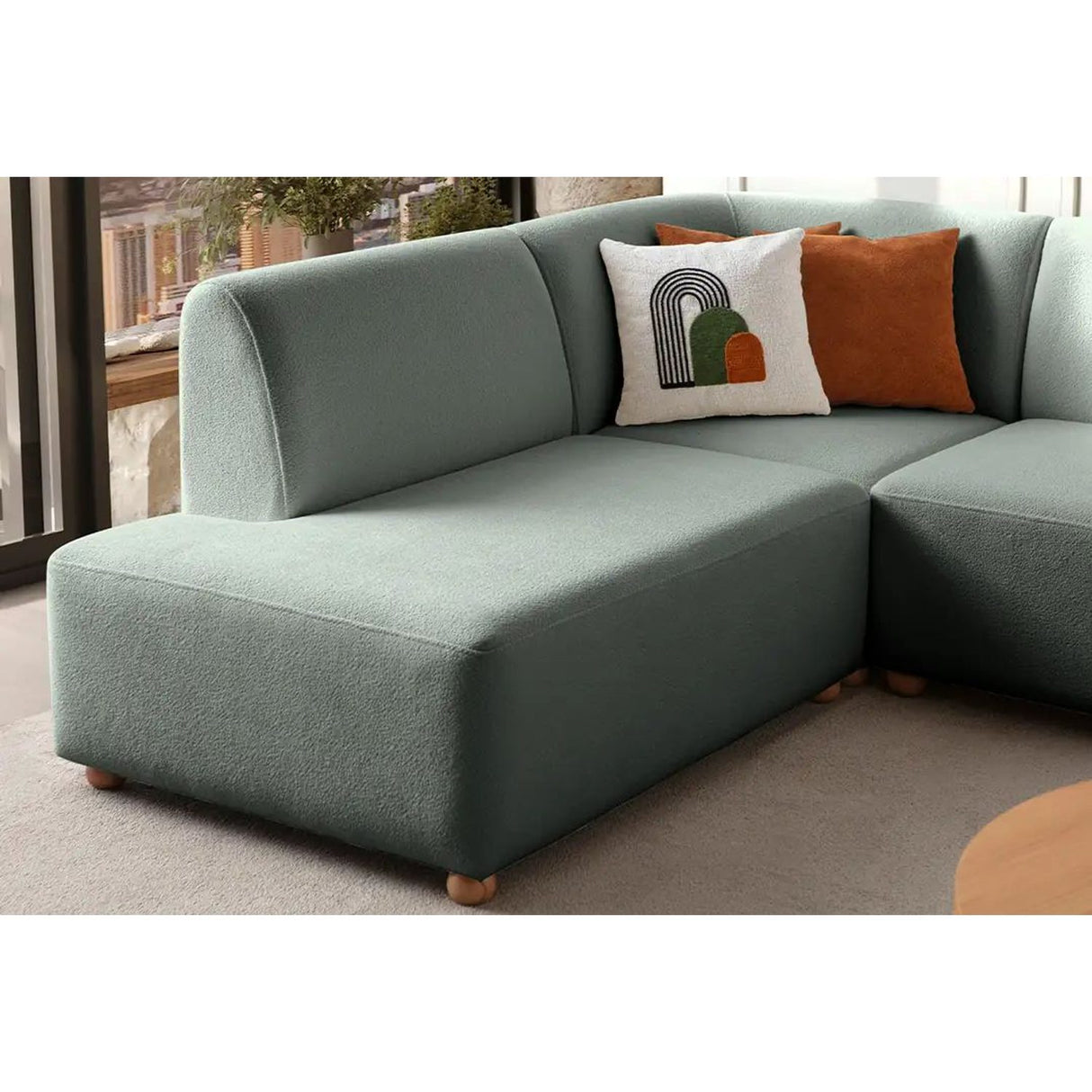 Zin Divansoffa Sea Green, Vänster