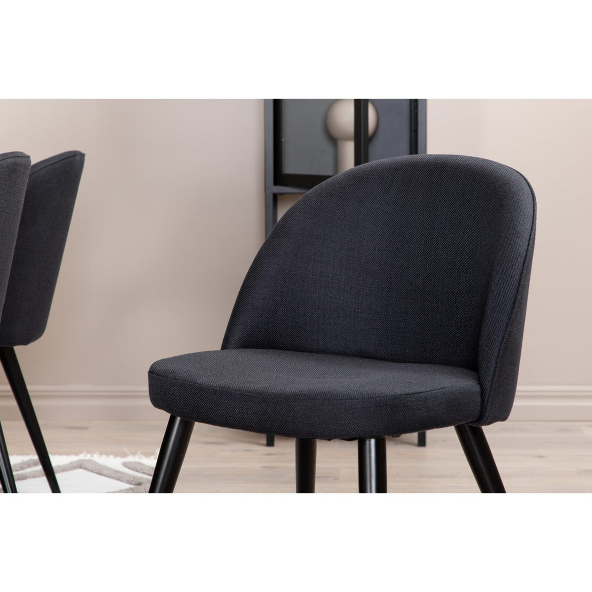 Piazza, Velvet Rektangulär matgrupp Svart, Svart, mörkgrå, 180 x 90