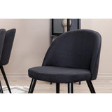 Piazza, Velvet Rektangulär matgrupp Svart, Svart, mörkgrå, 180 x 90