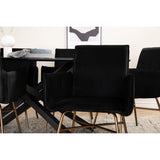 Piazza, Petra Rektangulär matgrupp Svart
