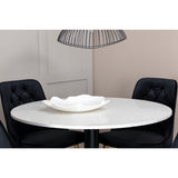 Razzia, Velvet Deluxe Rund matgrupp Svart, Guld, Svart,Vitt, ⌀106