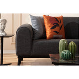 Lima 3-sits (220 x 84 x 77 cm) 3-sits bäddsoffa Antracit
