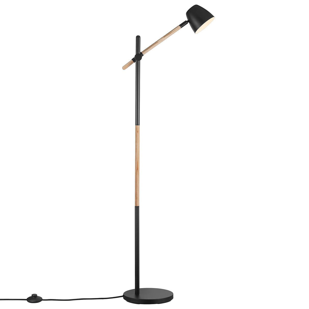 Theo Svart Golvlampa