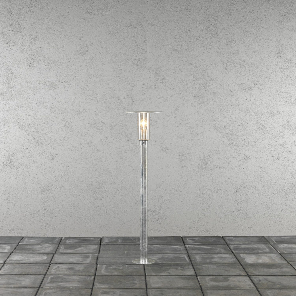 Mode Galvaniserad Lyktstolpe Låg (1.11m), E27