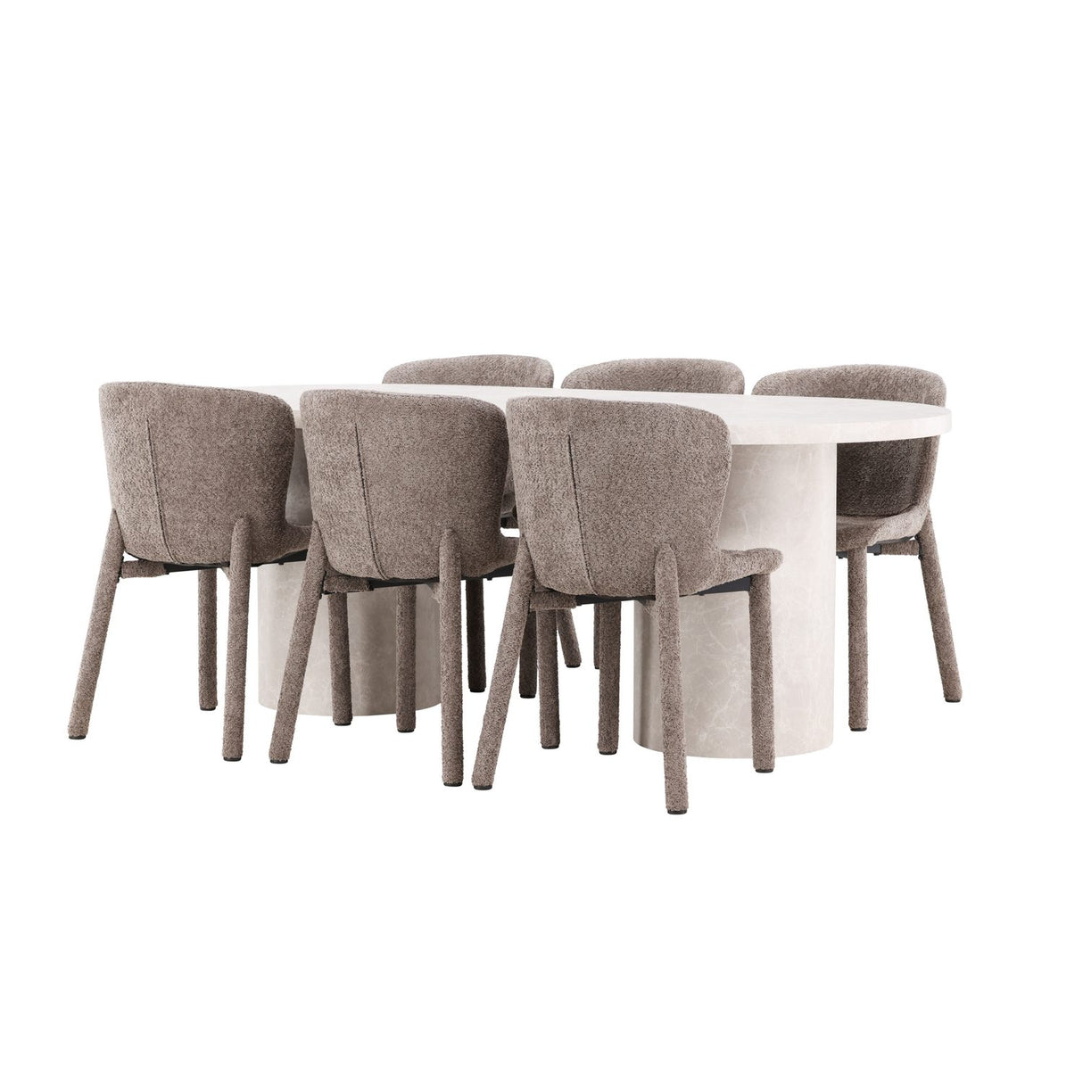 Narvik, Astoria Oval matgrupp Brun, Beige, 200 x 100
