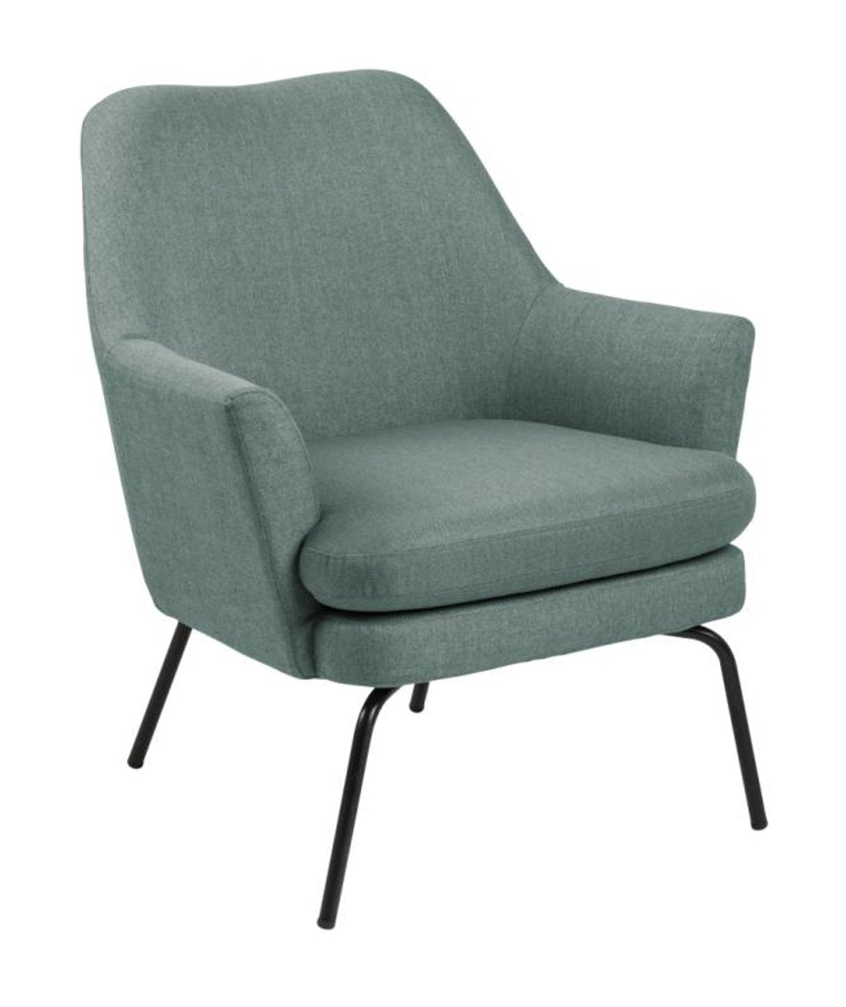 Chisa Loungefåtölj Corsica tyg dammig oliv