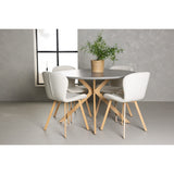 Piazza, Lilja Rund matgrupp Beige, Natur, Grå, ⌀120