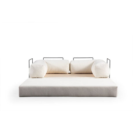 Tropea 2-sits bäddsoffa Vit