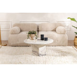Quito (80 x 40 x 80 cm) freesia-marmor Soffbord