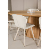 Stjärnö, Lilja Oval matgrupp Beige, Natur, 200 x 90