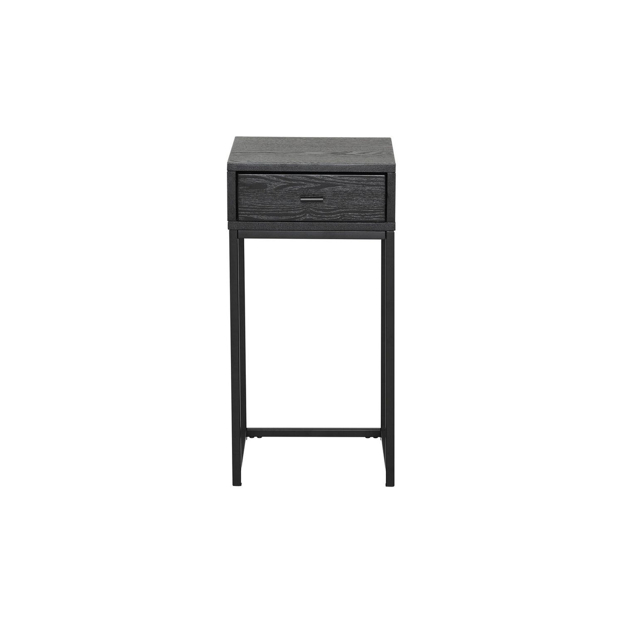 Regal Sängbord Svartlackad Ask, 60 cm
