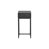 Regal Sängbord Svartlackad Ask, 60 cm