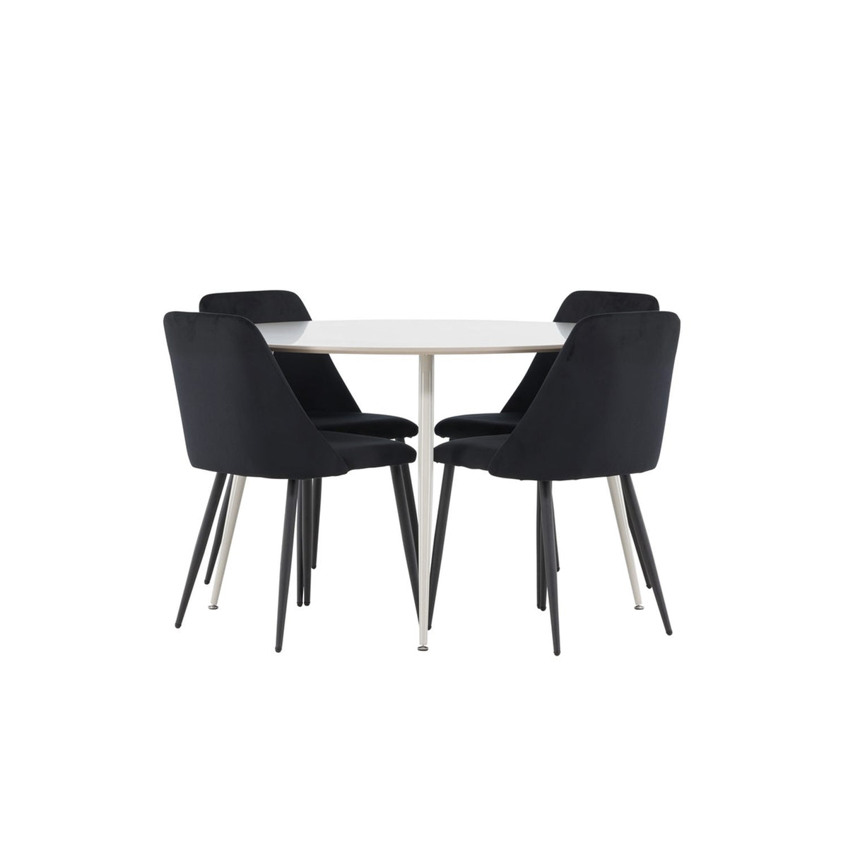 Plaza, Night Rund matgrupp Svart, Beige, ⌀120