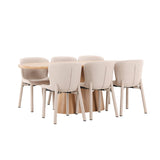 Stjärnö, Astoria Oval matgrupp Beige, Natur, 200 x 90