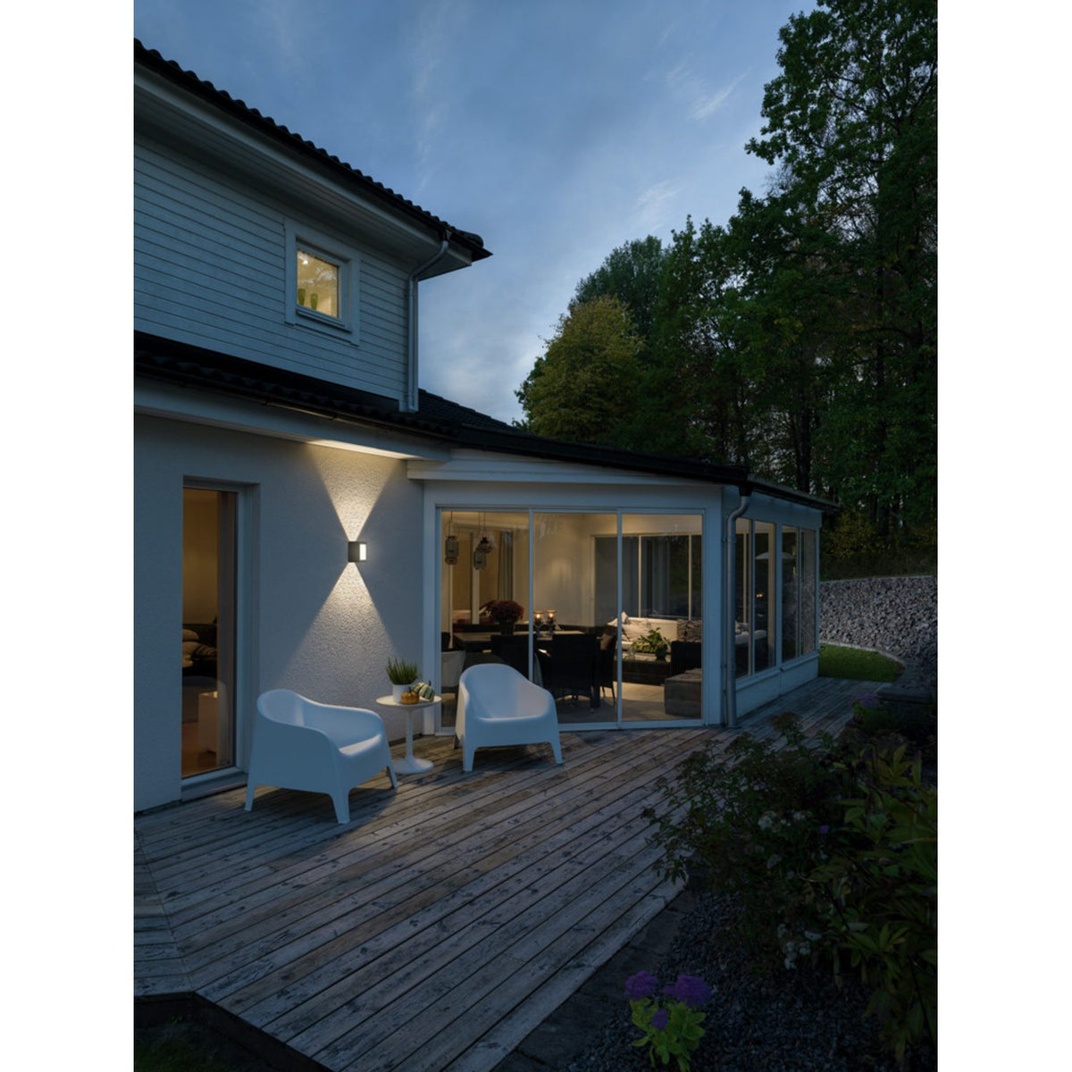 Cremona HP-LED 3x3W Mörkgrå 8 cm Vägglampa Ute