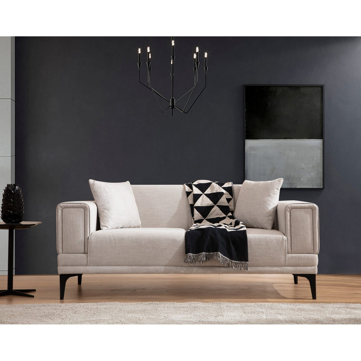 Monaco (170 x 85 x 77 cm) 2-sitssoffa Ecru