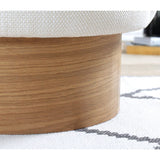 Luanda Puf (Ø47 x H66 cm) Puff Creme