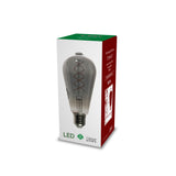 Glödlampa E27 SPIRAL-LED ST64 Glödlampa Rökfärgad
