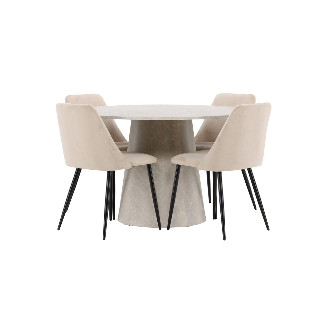 Lanzo, Night Runt matgrupp Beige, Beige, 4st