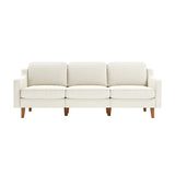 Kingston Extra (220 x 84 x 87 cm) 3-sitssoffa Mjölkskum valnöt