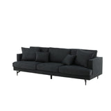 Sofia 3-sitssoffa Svart, Polyester