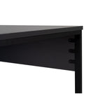 Gaborone dubbel studie-/skrivbord (240 x 74 x 60 cm) Skrivbord för studier Antracit Svart
